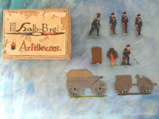 Plats d'étain - Zinnfiguren - Flat tin : Infanterie anglaise Waterloo 1815 - 8