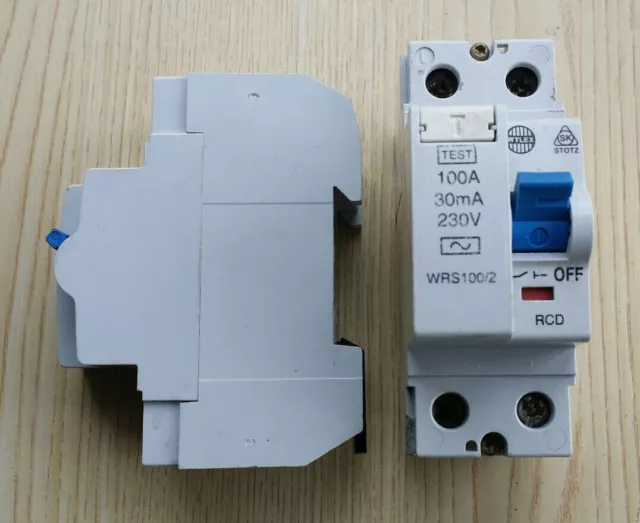 Wylex SK Stotz 80A 100A RCD Main Switch Disconnector Isolator WRS80/2 WRS100/2