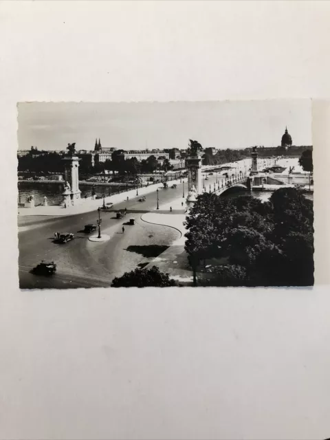 OLD POSTCARD. CA: 1930. Paris, Le Pont Alexandre III. France. $1.06 ...