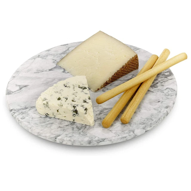 25cm Marble Chopping Board Cheese Serving Cutting Board Natural Stone Kitchen