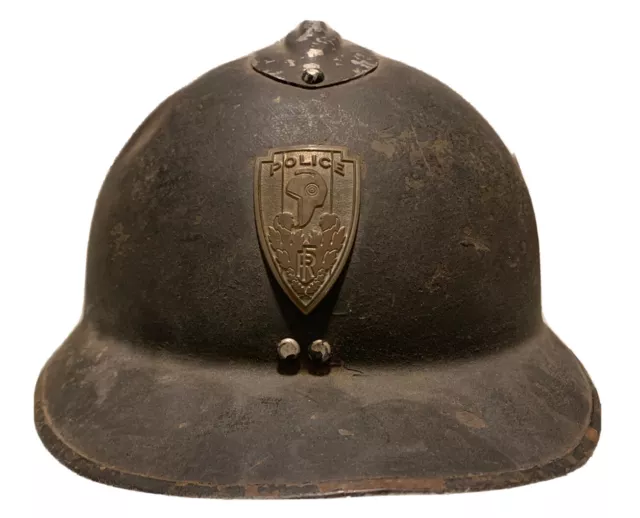 Vintage French National Police Helmet