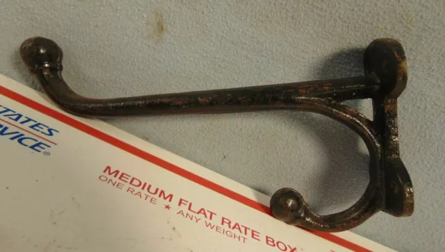 Vintage Cast Iron Horse Tack Barn Wall Hook Hardware Store Original L@@K Harness