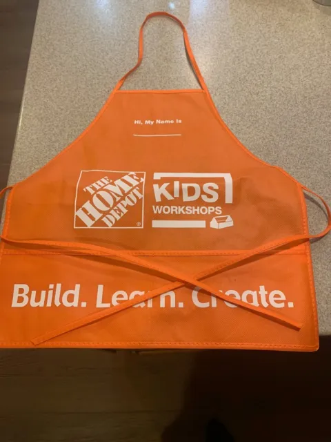 Home Depot Kids Workshop Apron New