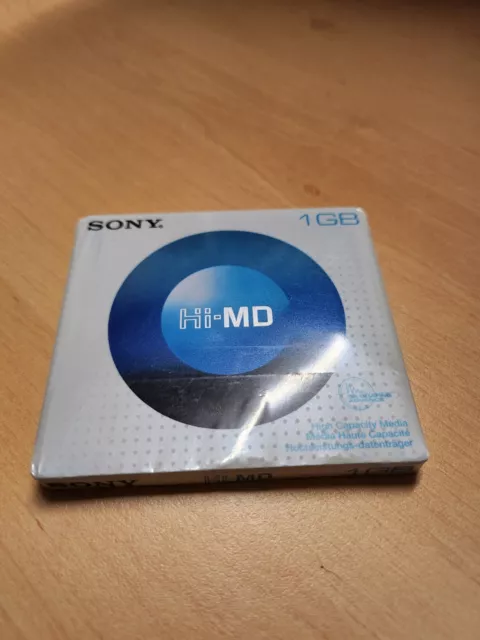 SONY Hi-MD 1GB (High Capacity MiniDisc Recordable), sealed