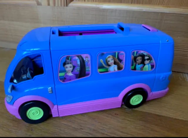 Mattel Polly Pocket Disco Party Bus with Lights & Sounds