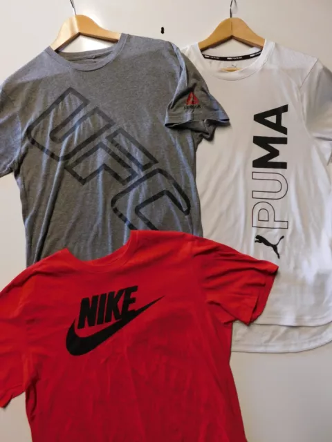 Puma, Reebok UFC, Nike Men's Medium T-Shirts