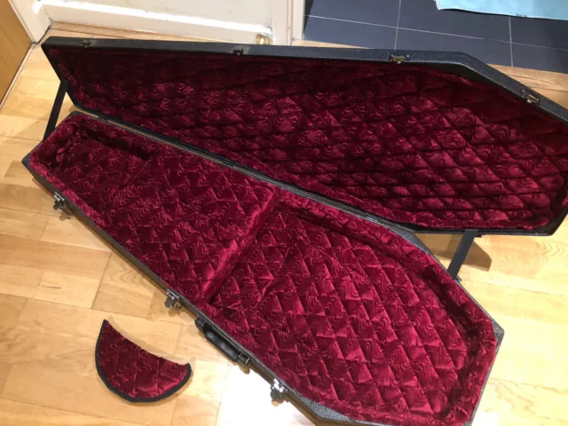 Used coffin shop guitar case