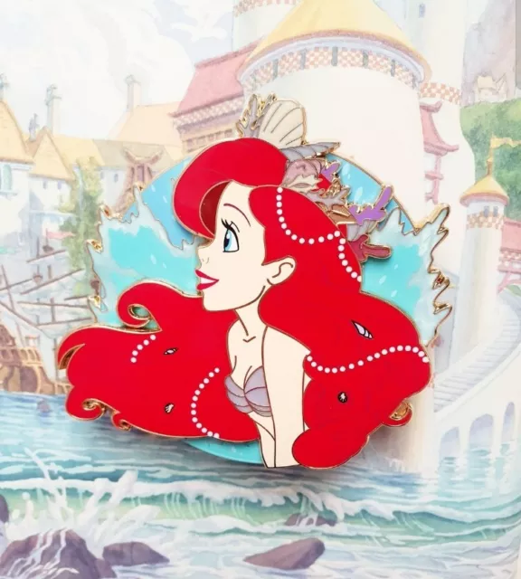 Disney Fantasy Ariel The Little Mermaid Yoyo Pin Limited Edition 83 76 Picclick