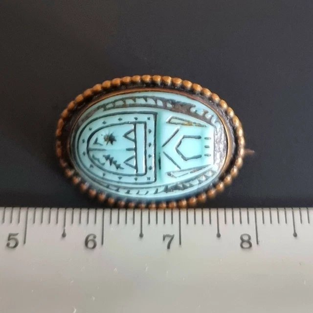ANCIENNE BROCHE ÉTOILE Art Deco strass Marron Années 50 EUR 15,00 - FR