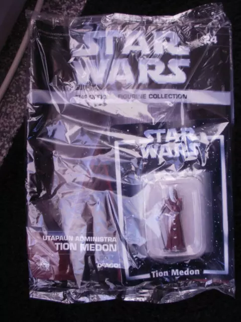 Star Wars The Official Figurine Collection No 24 TION MEDON IN BAG SEALED