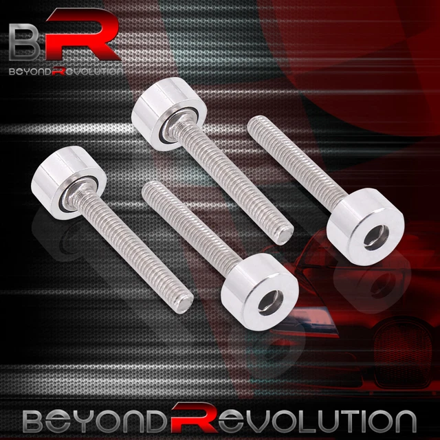 For B Series B16 B18 JDM Sport 4Pcs 6mm Metric Distributor Cam Cup Washer Silver