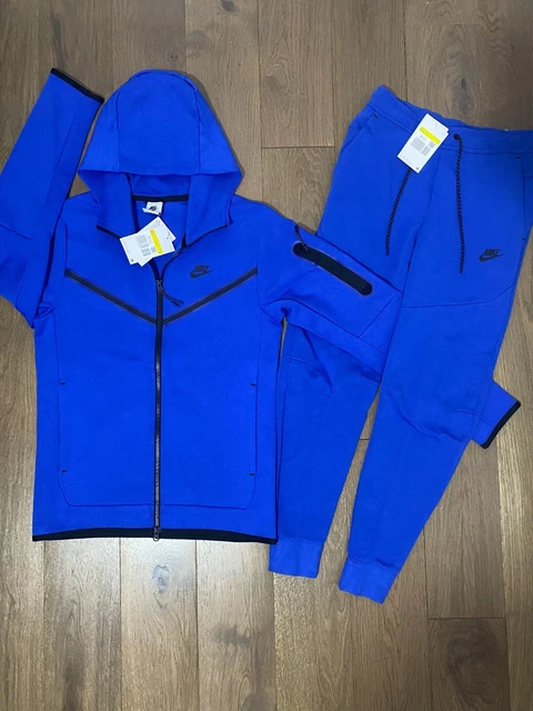 blue nike jogging suit