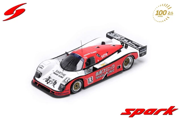 Décalcomanies Cougar C26S Porsche Le Mans 1991 - Échelles 1:32, 1:24, 1:43, 1:18, 1:64, 1:87