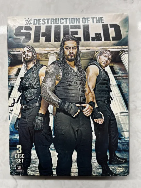*NM* WWE: The Destruction of the Shield (3x DVD, 2015, Canadian) Roman Reigns