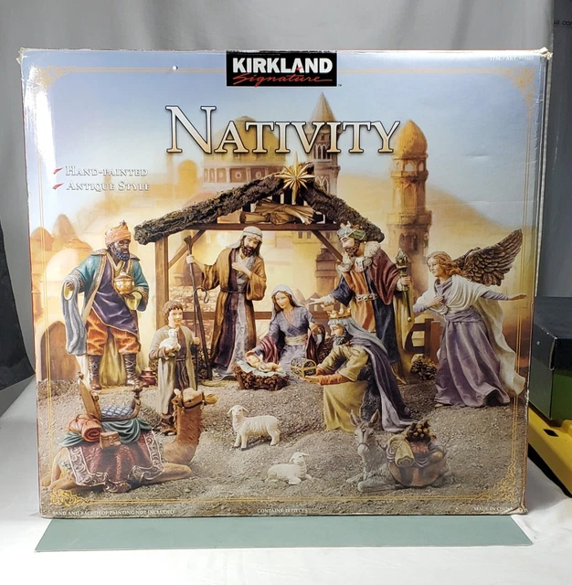 RARE KIRKLAND CHRISTMAS Nativity Set Large Creche de Noel 915661 160