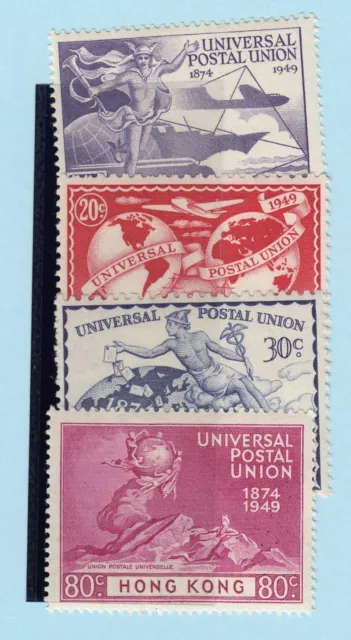 Hong Kong 1949 UPU Set SG173/176 MVLH BP8439