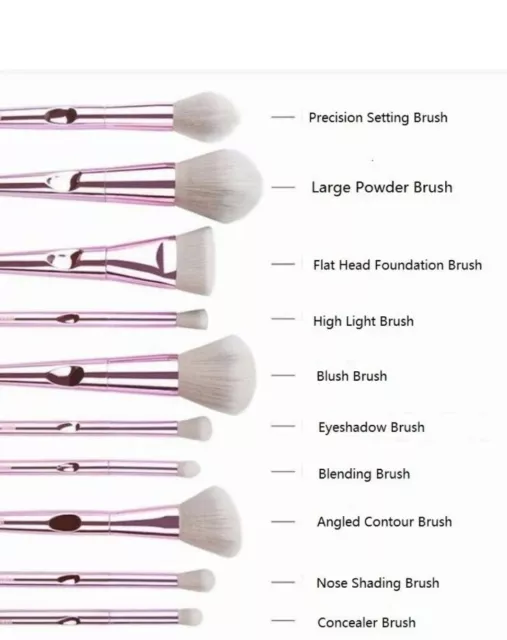 MDH BEAUTY Professional make up brushes with case 2