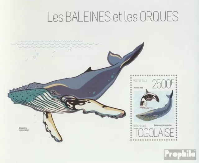 Briefmarken Togo  Mi Block 853 postfrisch Fische