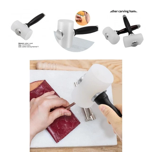 Mazo de nailon en forma de T más eficiente tallado profesional mazo artesanal