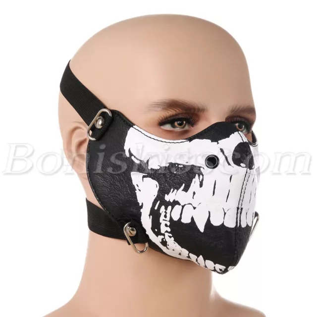 Punk Seal Skull Half Face Mask Ski Neck Snowboard Motorcycle Biker Protection