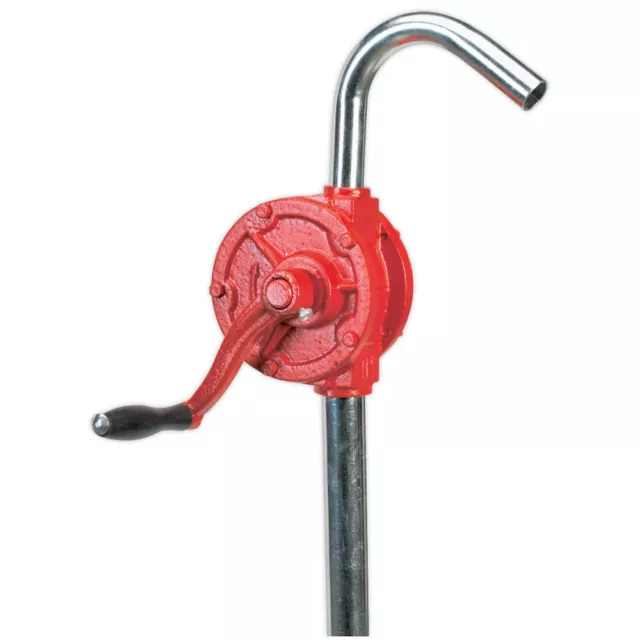 Sealey TP54 Rotary Oil Drum Pump 0.3l/revolution Plus Inlet Pipe