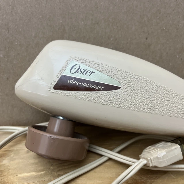 VINTAGE OSTER VIBRA-MASSAGER Electric Handheld Massage Wand Beige Model 217  USA $21.00 - PicClick