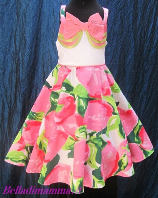 Vestito Abito Cerimonia Elegante Bimba Bambina BellaDiMamma (4-10 anni)