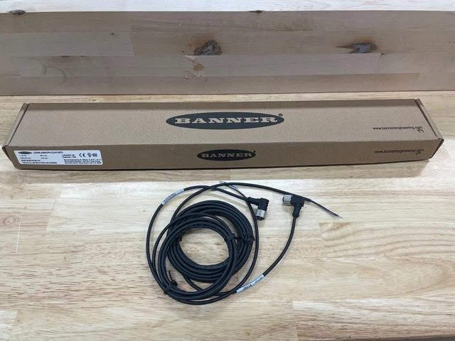 Banner Industrial LED Linear Array Lights with 2 Cables NEW! 13954 LEDWLA580XP6