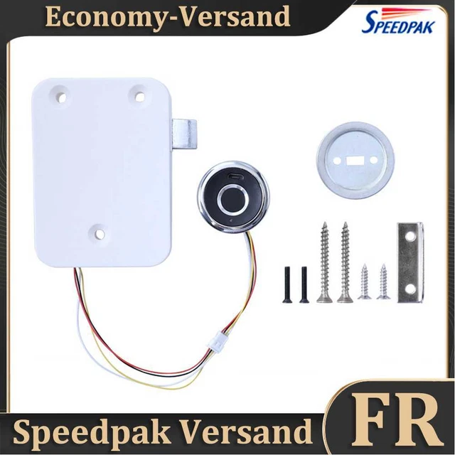 Smart Fingerprint Drawer Lock Electronic File Storage Cabinet Biometric Padlock