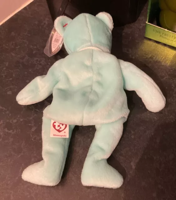 Ty Beanie Babies Minneapolis Blue Teddy Bear I Love Series 2004 Rare 3