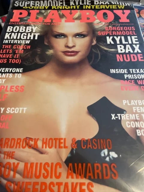 Revista Play Boy marzo de 2001 sin abrir Kylie Bax