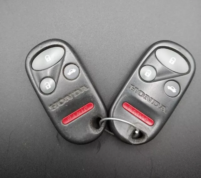 Lot Of 2 Honda Accord 98-02 Acura TL OEM Keyless Entry Remote Key Fob