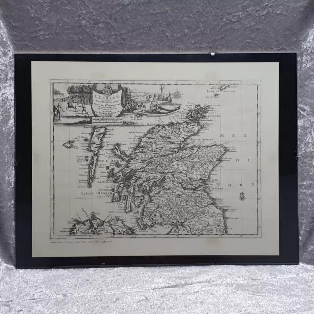 Antique Map of Scotland "L'Ecosse" after Pierre Vander Aa Etching Limited Print