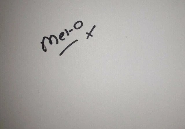 Melvin Odoom Signed 6X4 White  Card Tv Autograph Presenter & Radio Dj Comedy
