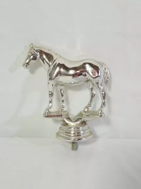 Vintage Silver Quarter Horse Trophy Topper Foundation Halter Participation