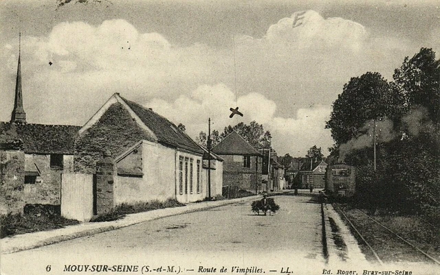 CPA AK 6 MOUY-sur-SEINE Route de Vimpilles (378692)