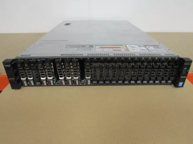 Dell PowerEdge R730xd  24 way 2x Xeon E5-2640 v3 @ 2.60GHz H730 Raid Dual PSU