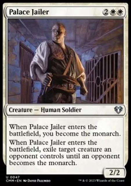 RUSH ENGLISH Gardien de prison du palais - Palace Jailer MTG magic CMM