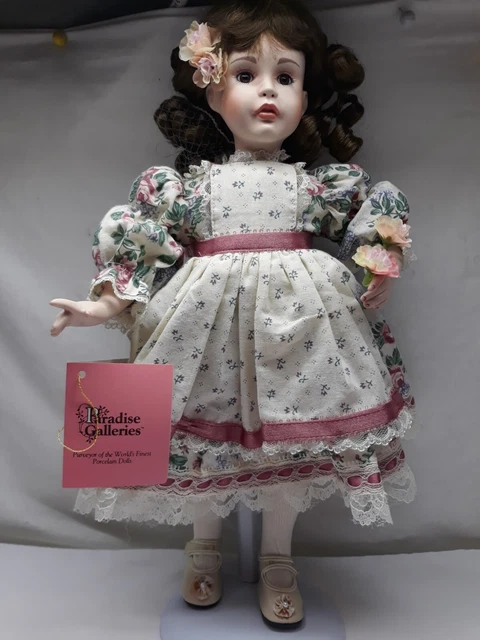 Treasury Collection Rose Porcelain Doll Paradise Galleries Premiere Edition