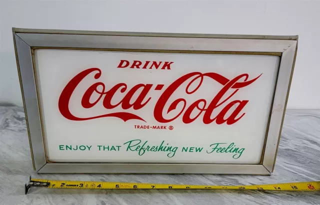 B-710 Vintage 1950'S/60'S? Drink Coca Cola Sign For Vending Machine
