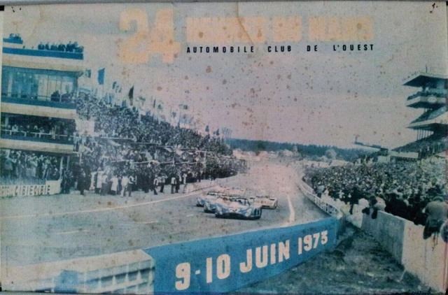 AFFICHE POSTER 24 heures du Mans 2003 les 50 invités poster Le Maine Libre EUR 11,00 - FR