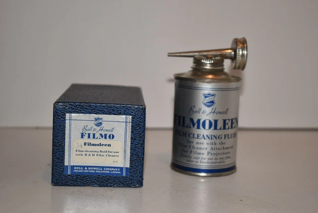 Dispensador de fluidos de limpieza Bell & Howell Filmo Filmoleen fotografía