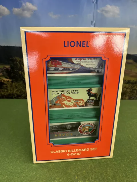 Lionel 6-24187 Classic Billboard Set New In Box