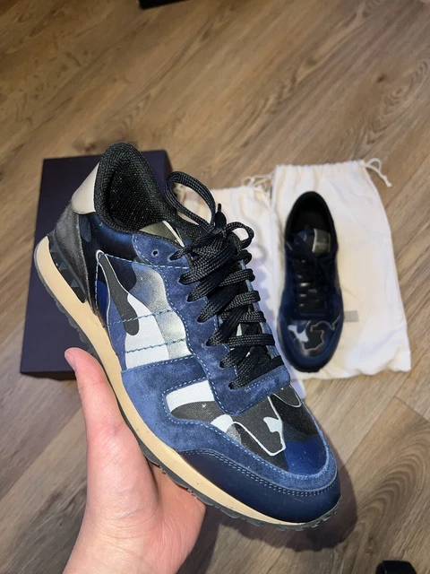 mens valentino camo trainers