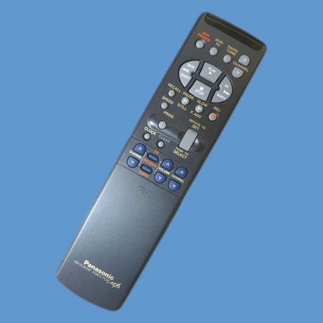 Panasonic Program Director VSQS1250 Original TV/VCR Remote Control w/Batteries