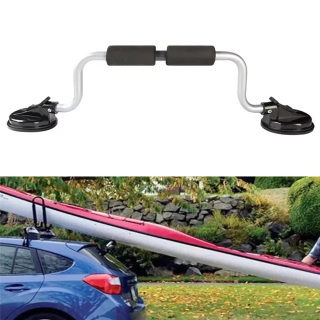 Kayak Roof Rack Strong Suction Boat Load Assist with Foam Rollers Roller Loader