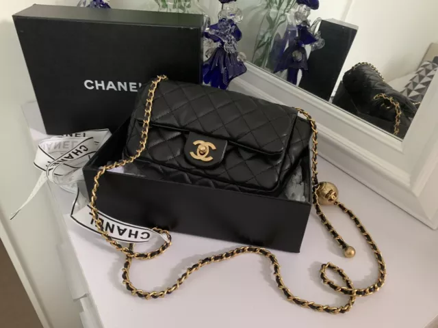 Authentic Beige Chanel Makeup Bag, VIP Gift from France.