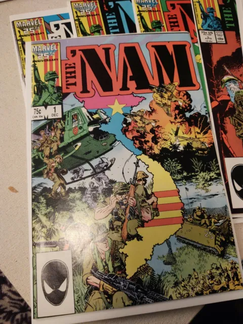 💥 THE 'NAM #1-8 10-13 17 ~ Marvel comics 13 issue lot VF/NM issues. See pics! 3