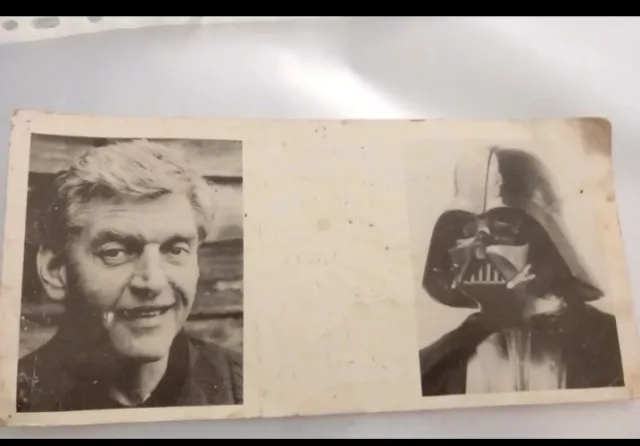 Dave Prowse ,Actor ,"Star Wars." Darth Vader.... Signed Photograph .