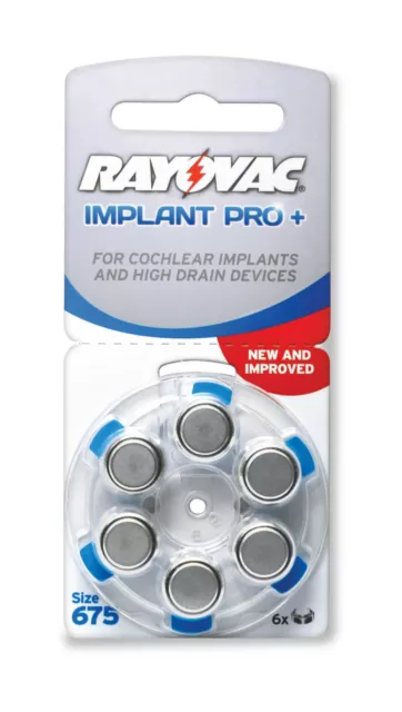 60x Rayovac 675 Cochlear Implant Pro + piles pour appareils auditifs...